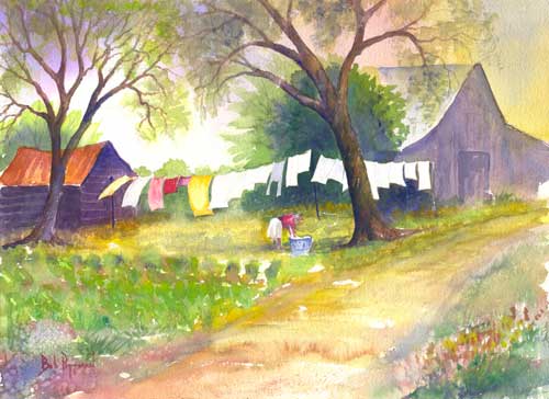 Watercolor of Eastern North Carolina Art Prints