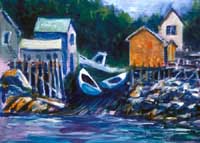 Matenicus Island Maine Oil Painting Art